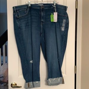 Girlfriend cropped jeans